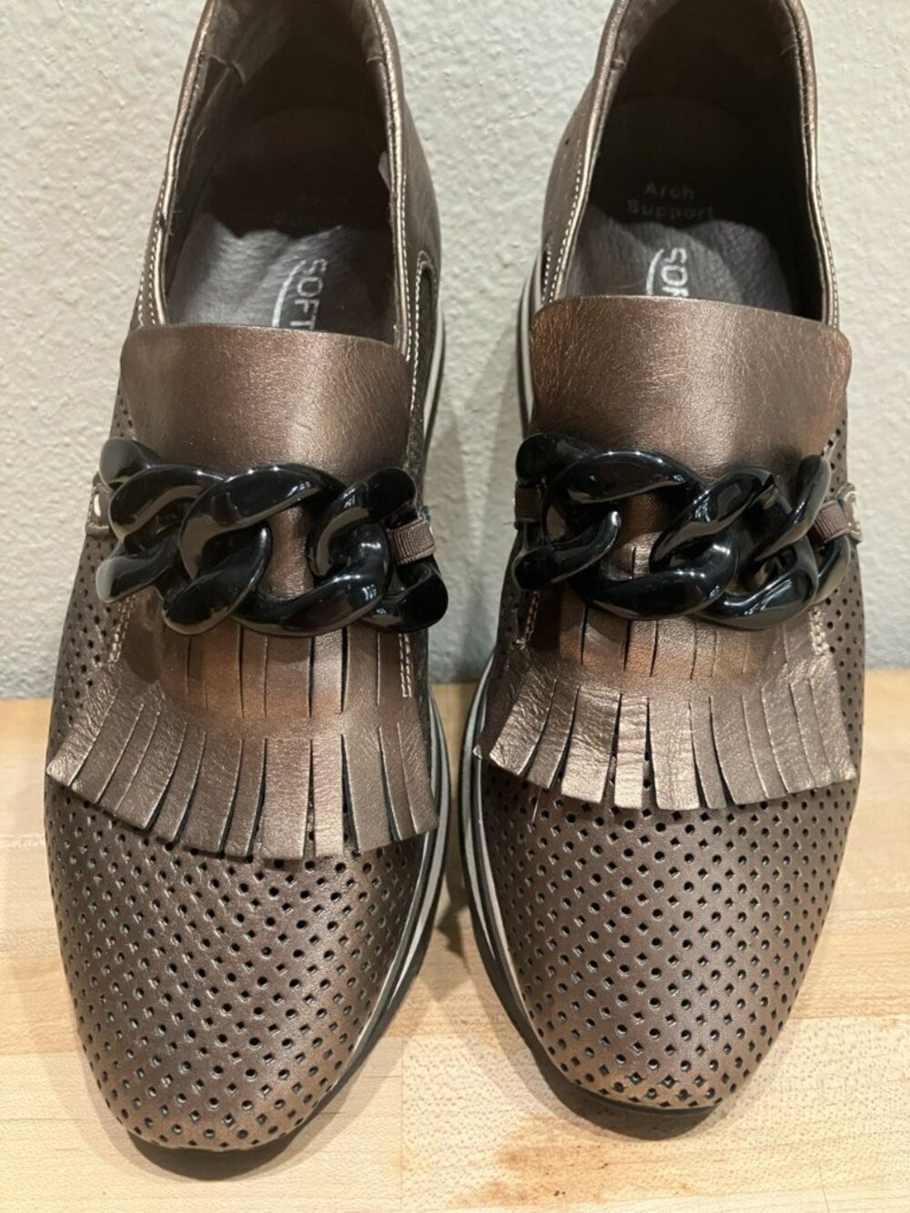 Softwaves Arch Support Leather Shoe, EU 39.5